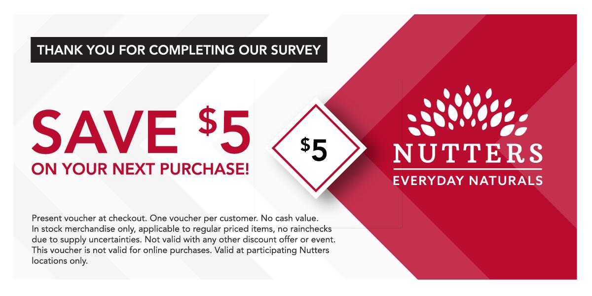 Save 5 survey coupon 2-01