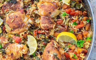 Gluten-Free Moroccan Chicken Rice Dinner
