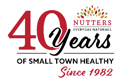 Logo | 40th Anniversary | Nutters Everyday Naturals