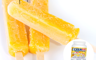 Creamy Coconut, Mango & Turmeric Protein Popsicles