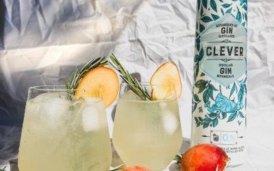 Rosemary + Peach Gin Mocktail