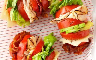 Hasselback Tomato Clubs