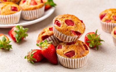 Gluten-Free Strawberry Banana Muffins